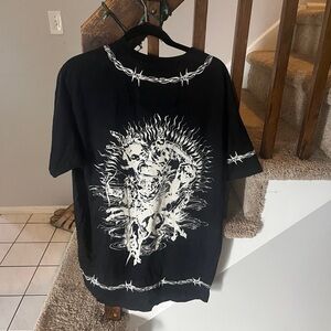 Givenchy Black Graphic Men's Shirt